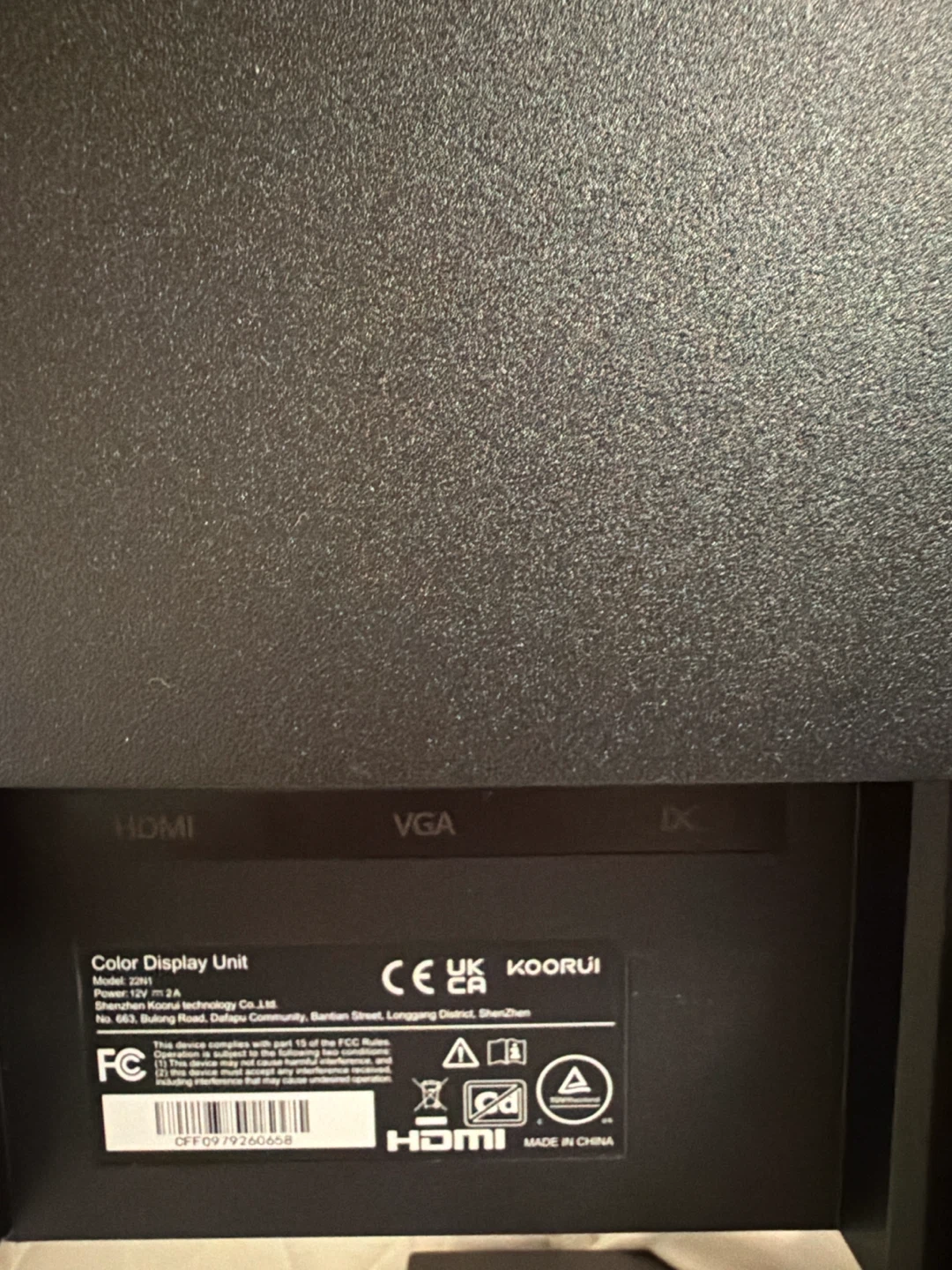 Koorui 22N1 Computer Monitor