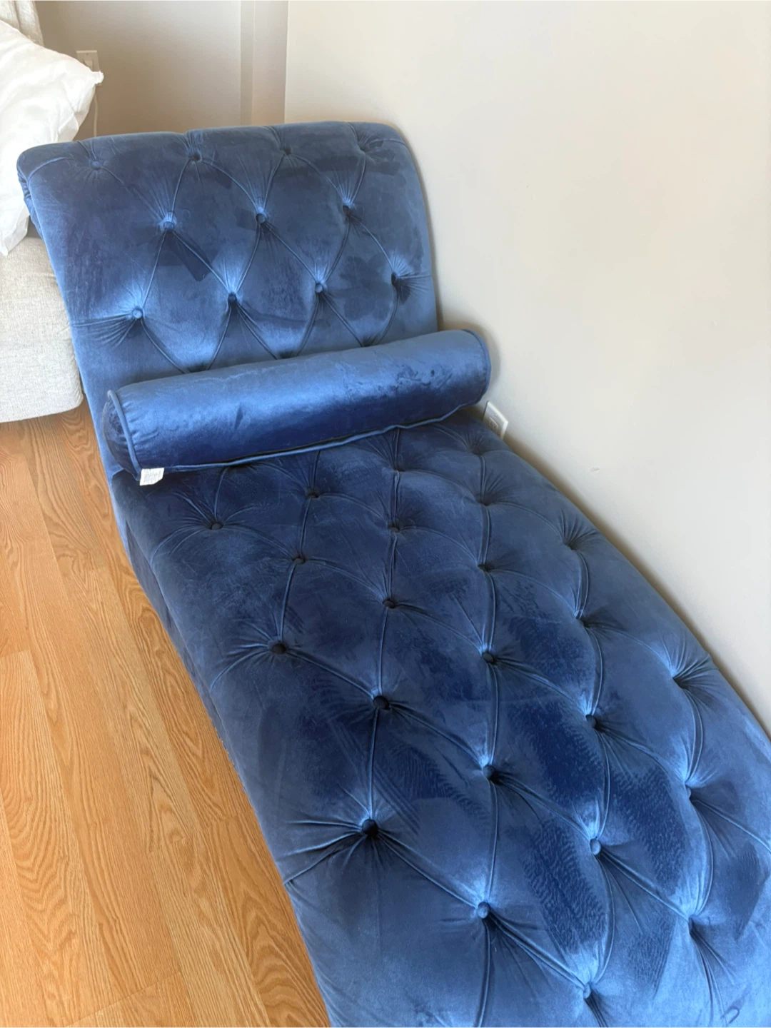 Royal Blue Chaise Lounge