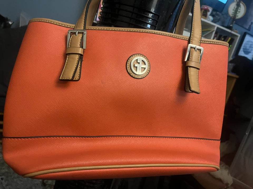 Giani Bernini Orange Tote Handbag