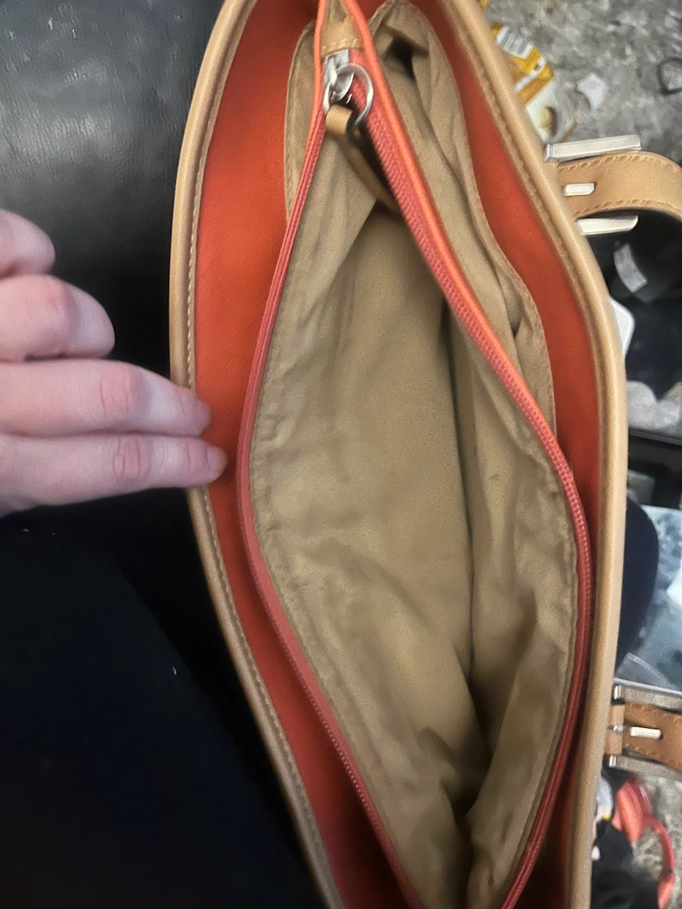 Giani Bernini Orange Tote Handbag - photo 3