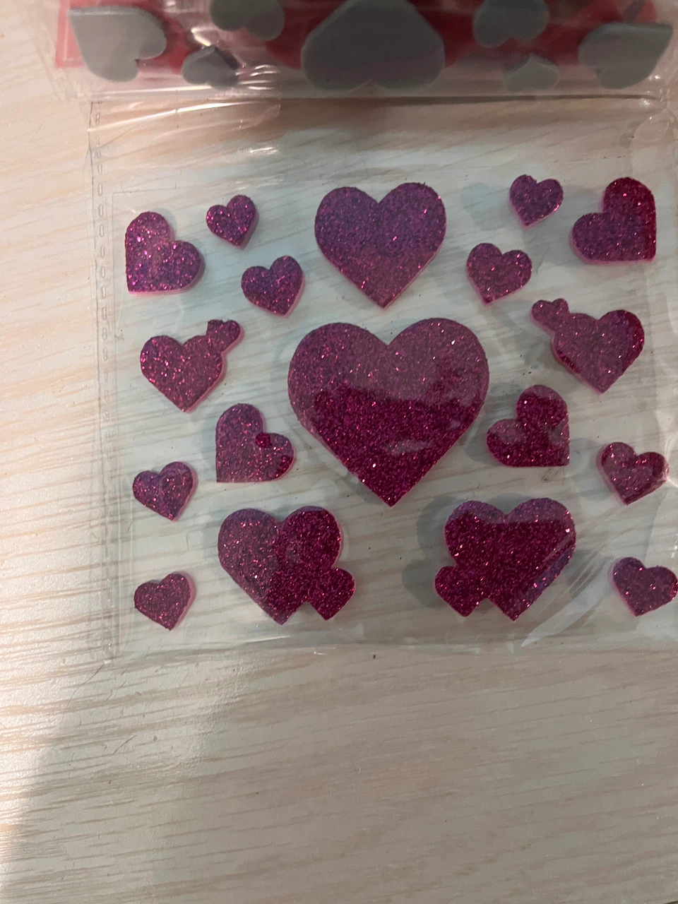 43 packs of Go Create Glitter Heart Foam Stickers 54-Pack - photo 4