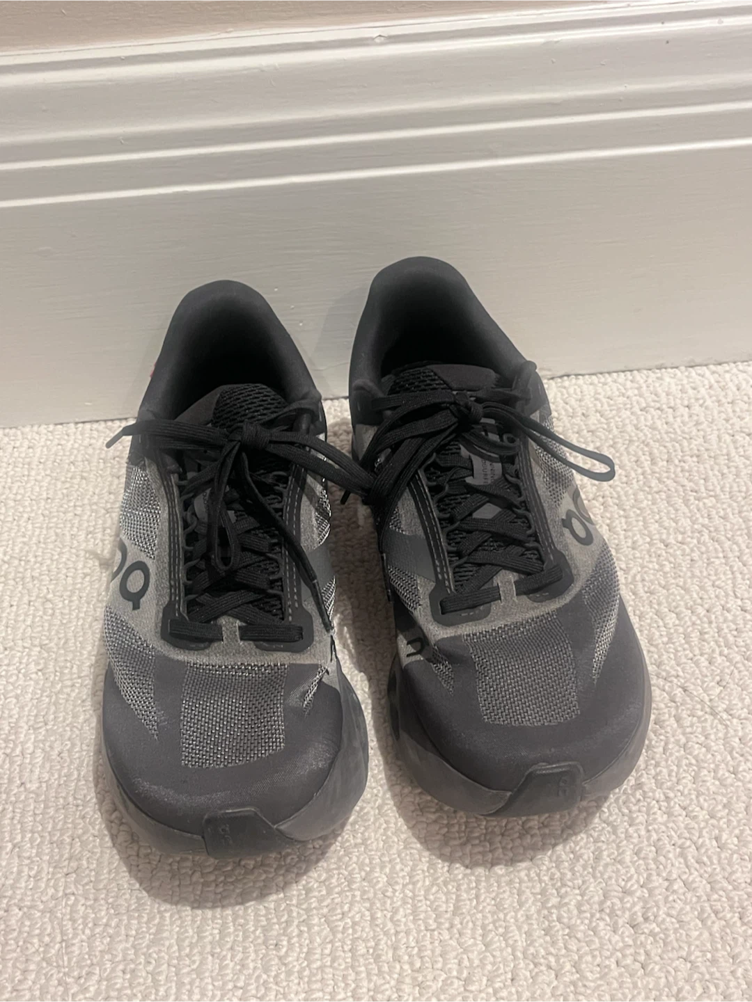 On Cloud Running Shoes Black Size USW 7.5