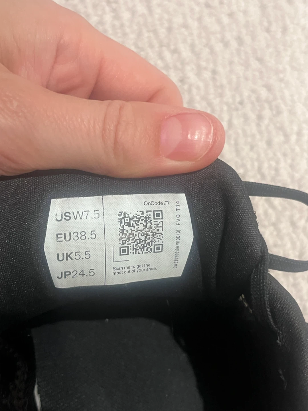 On Cloud Running Shoes Black Size USW 7.5 - photo 4