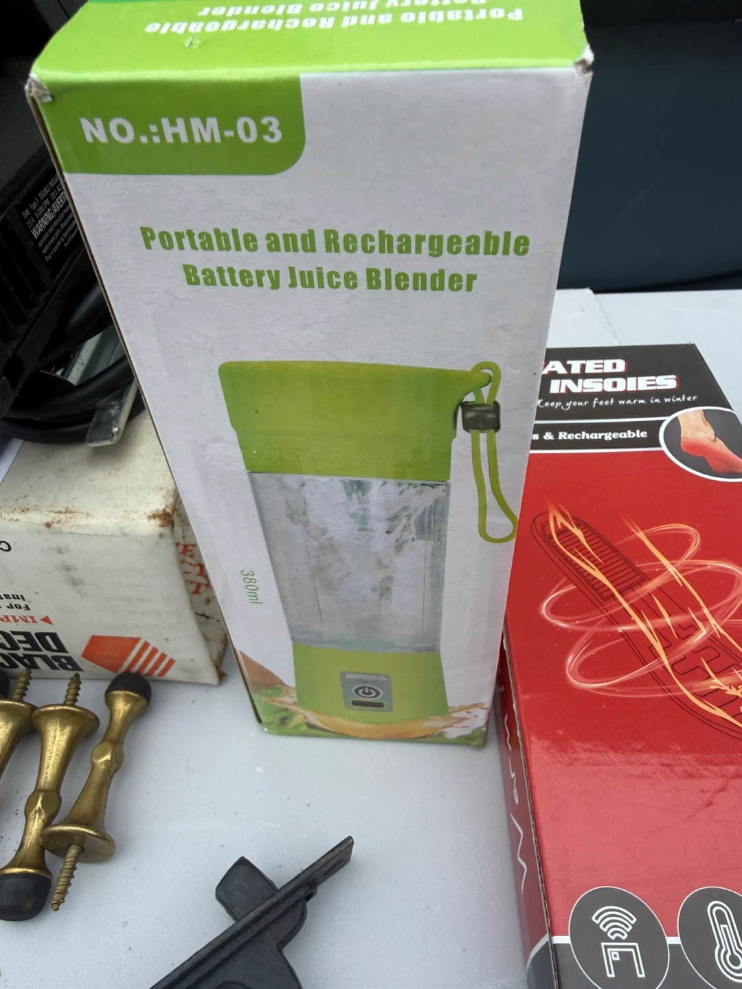 🏈 Portable Battery Juice Blender HM-03
