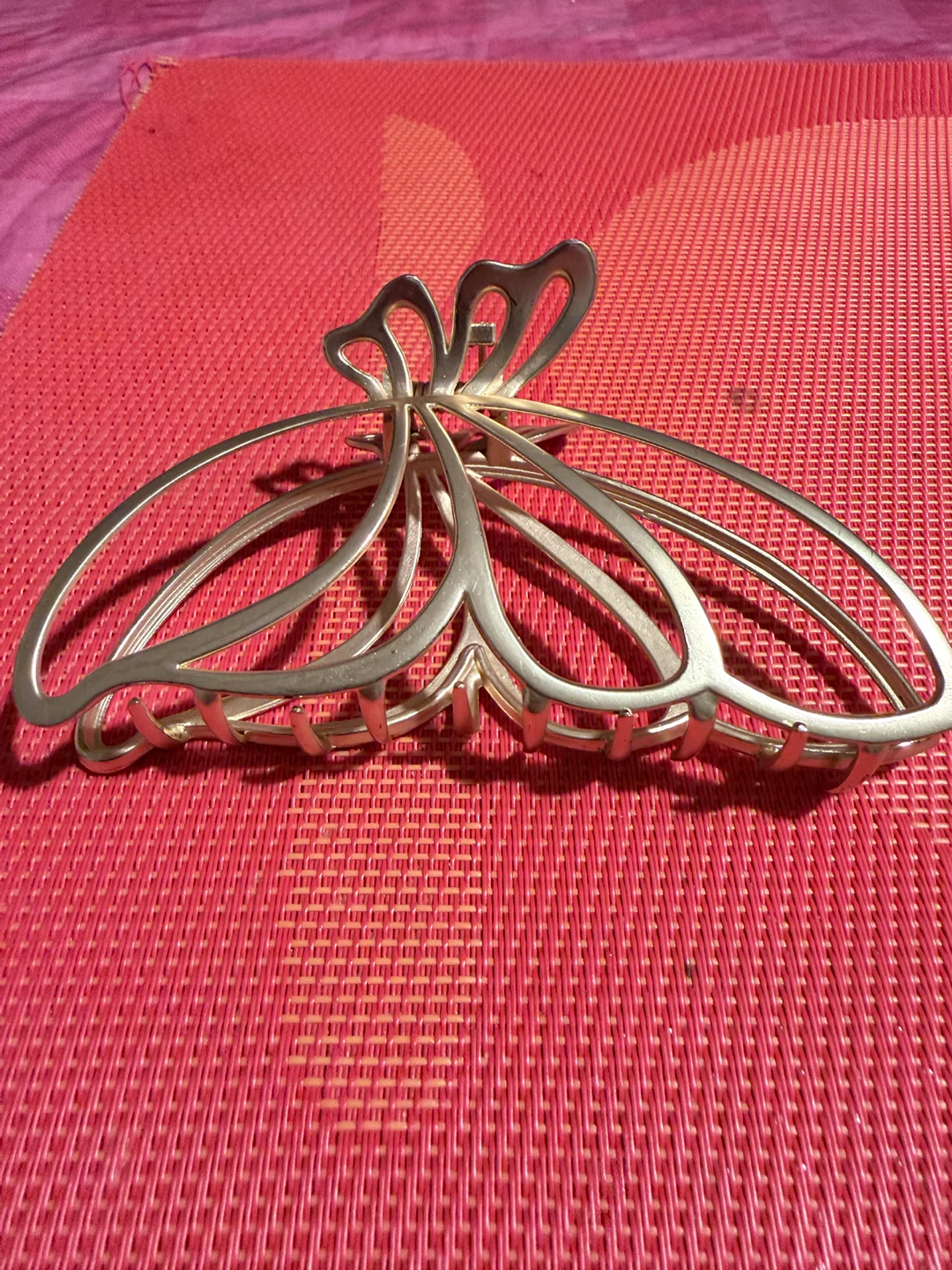 Gold Butterfly Hair Claw Clip - photo 2