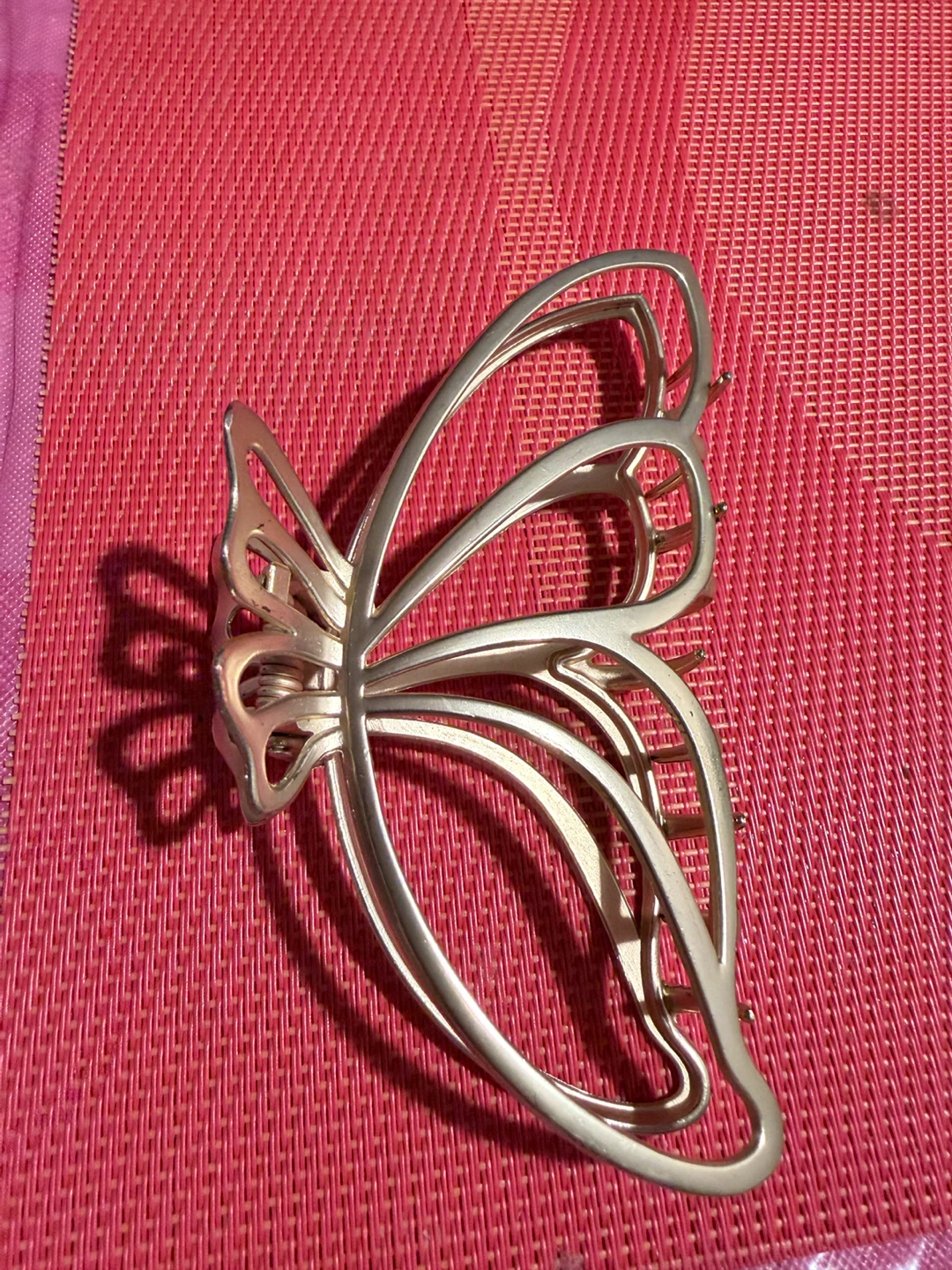 Gold Butterfly Hair Claw Clip - photo 3