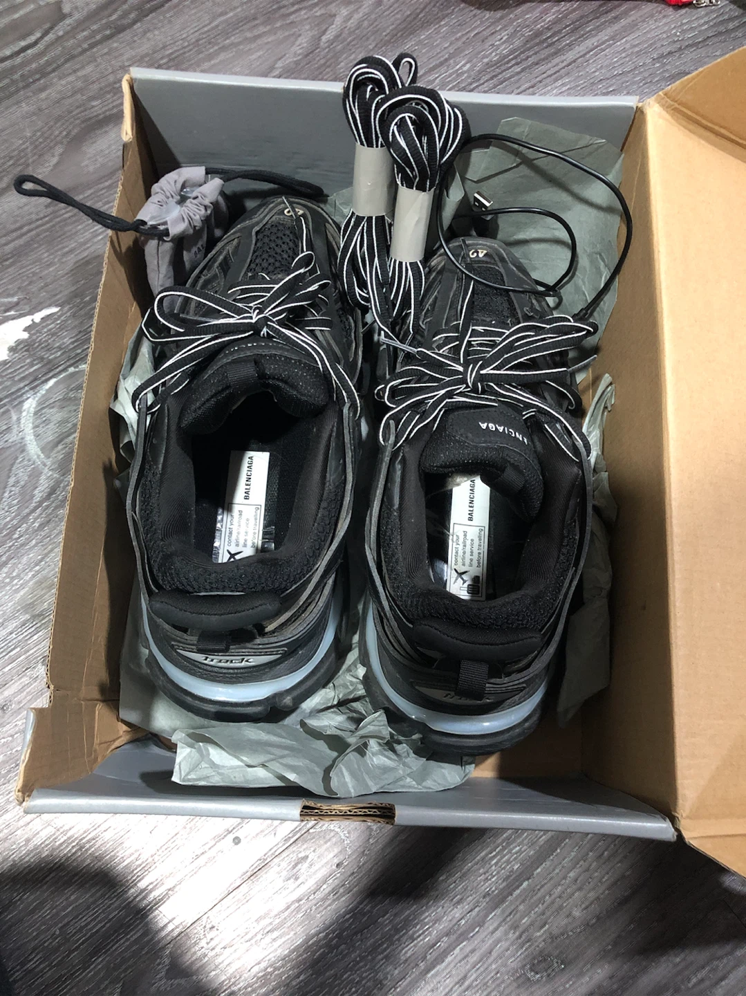 Balenciaga Track Sneakers Black Size 42 - photo 4