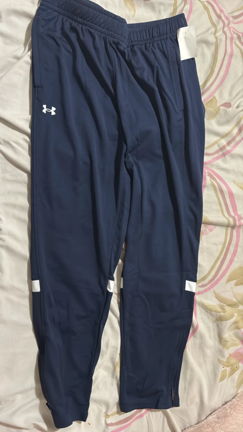 🏈 Under Armour Navy Blue Track Pants