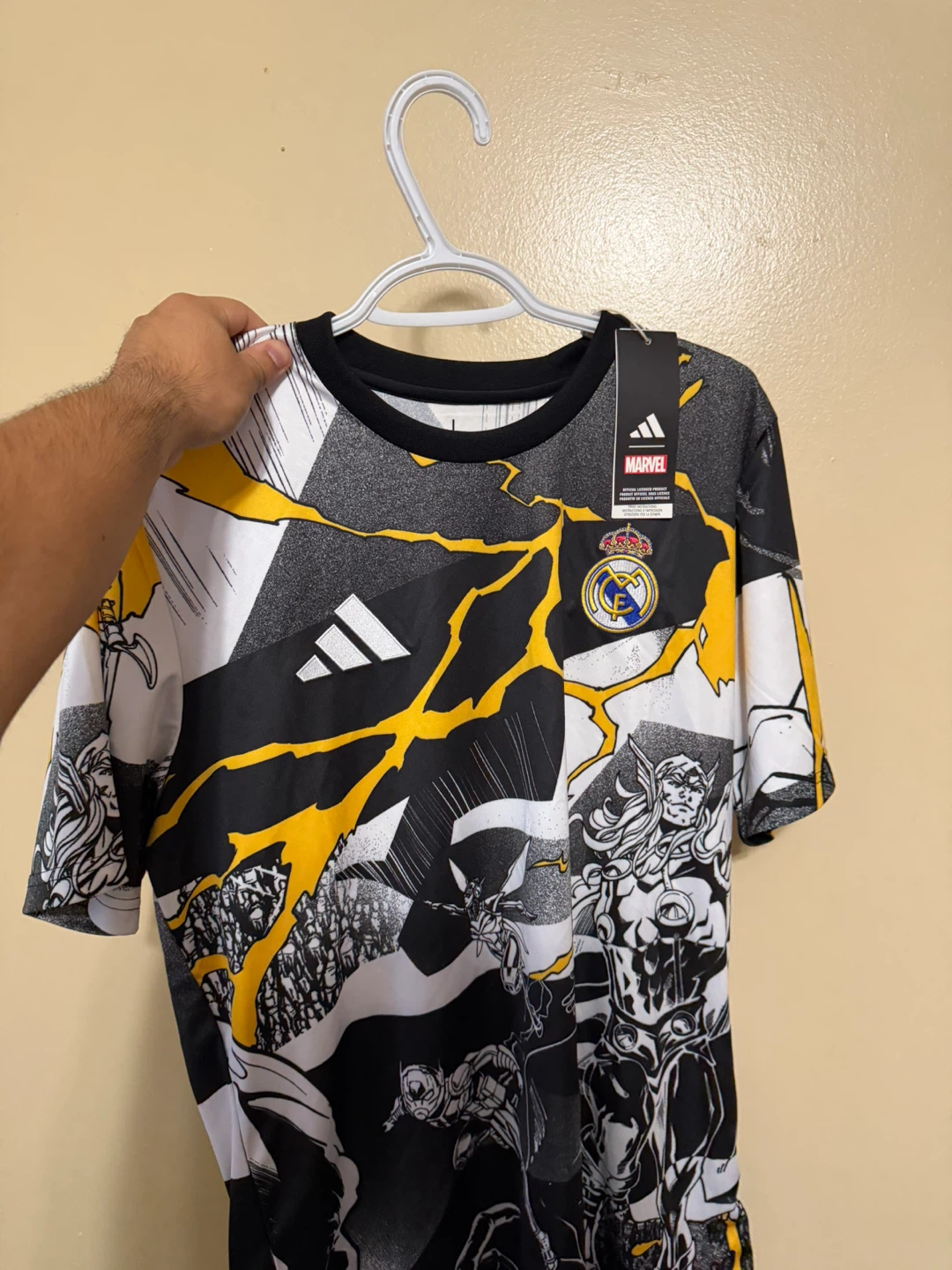 Adidas x Real Madrid x Marvel Soccer Jersey