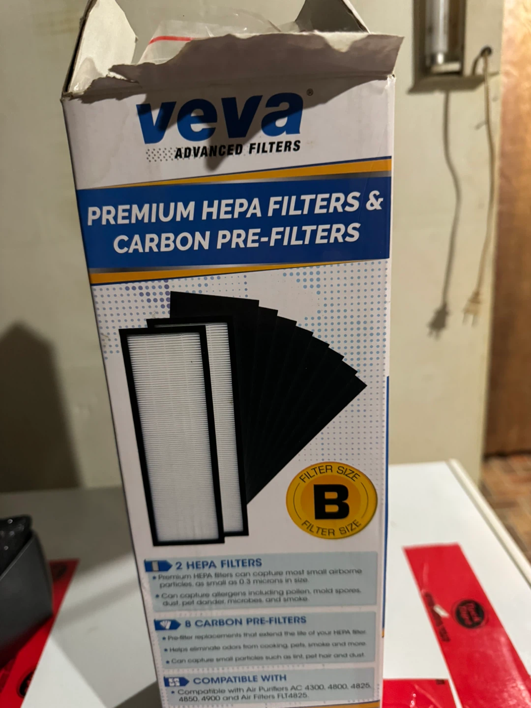VEVA Advanced HEPA and Carbon Filters 🏈Size B - photo 2