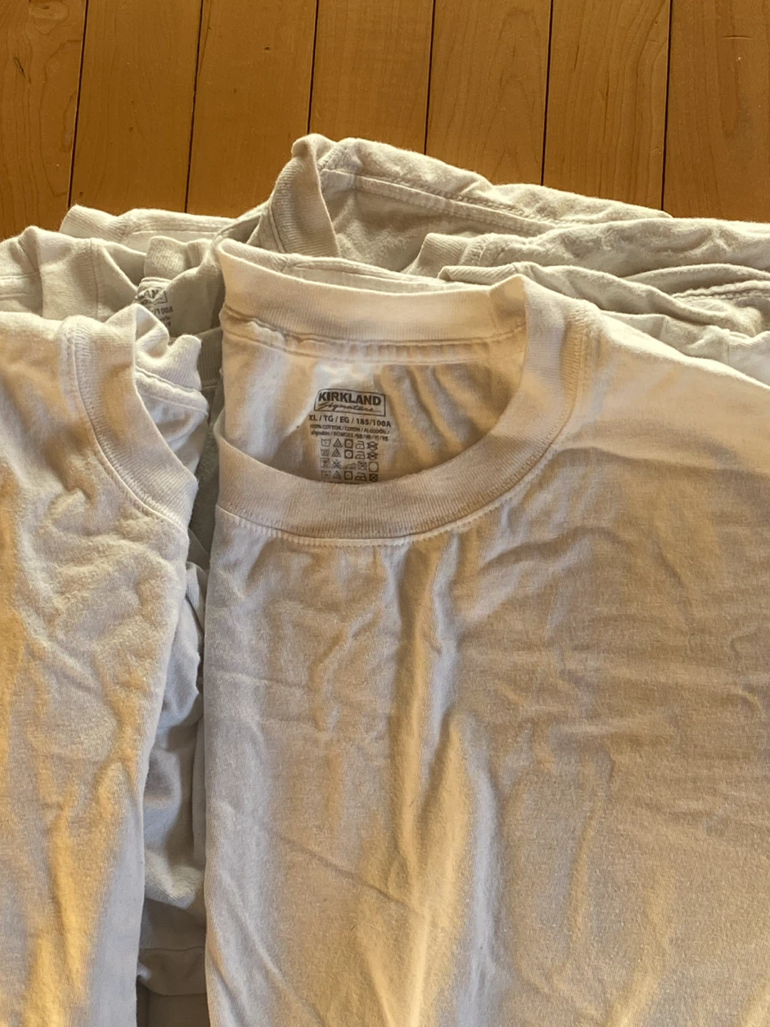 Kirkland Signature White T-Shirts XL 🏈 - photo 2
