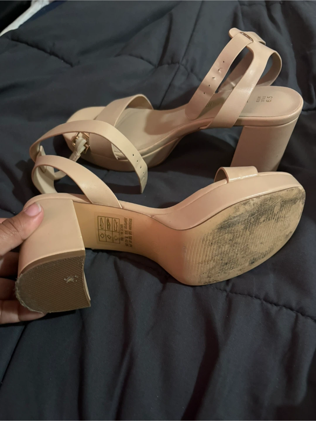 Dream Pairs Nude Block Heel Sandals - photo 2