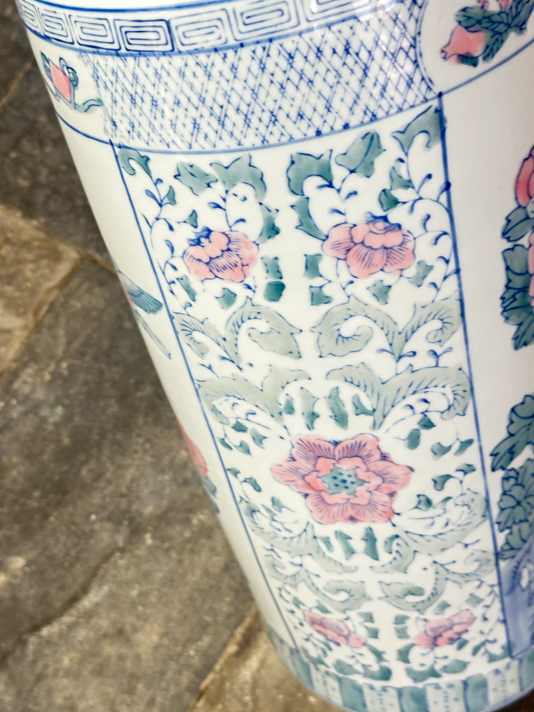 Floral Ceramic Umbrella Stand - photo 2