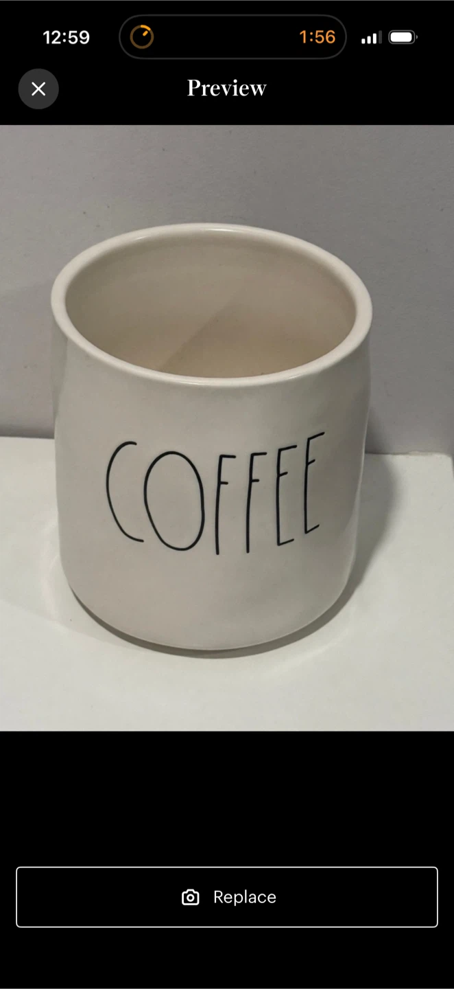 🏈 Rae Dunn Coffee Canister