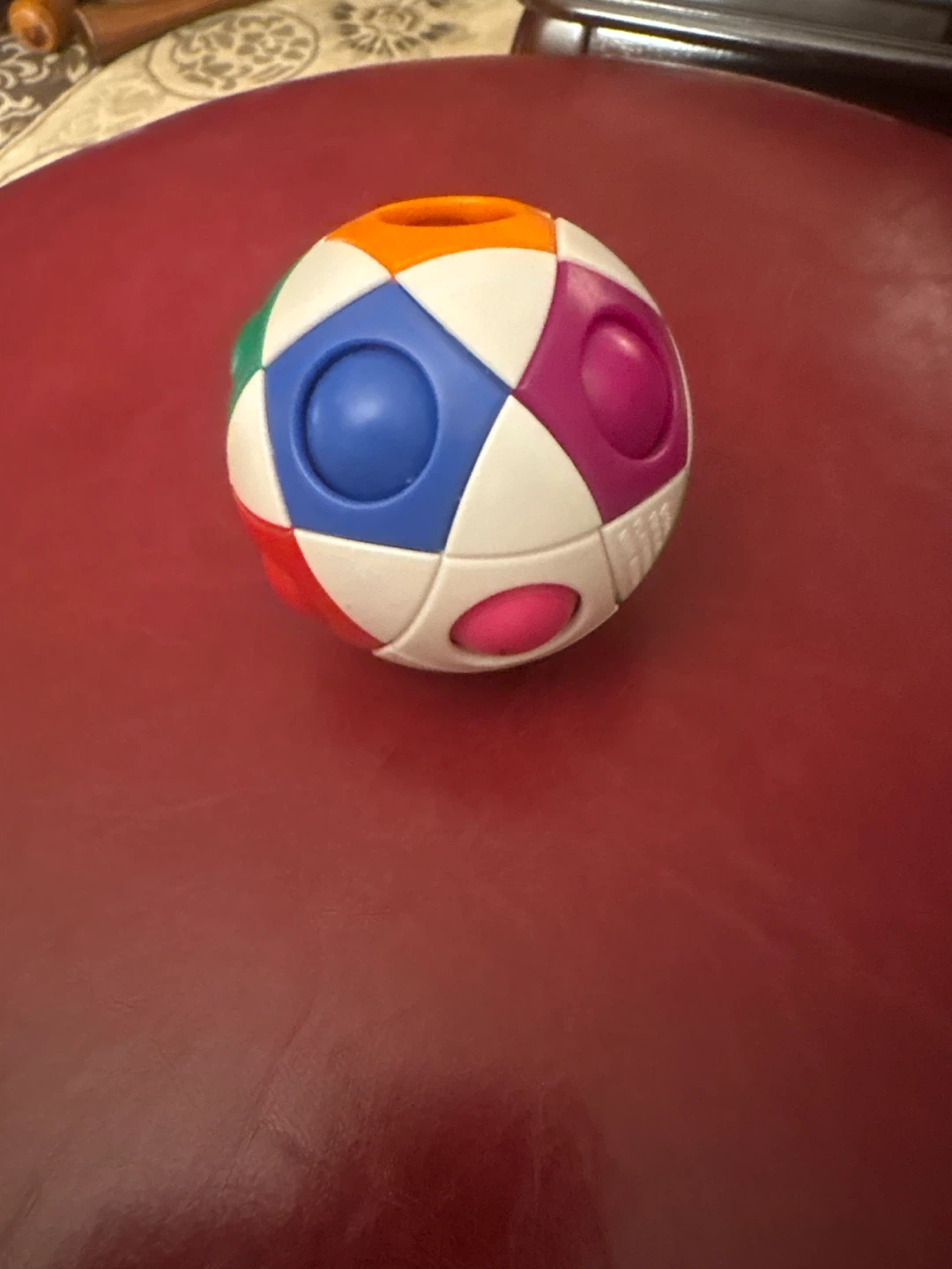 🏈 Fidget Rainbow Puzzle Ball - photo 2