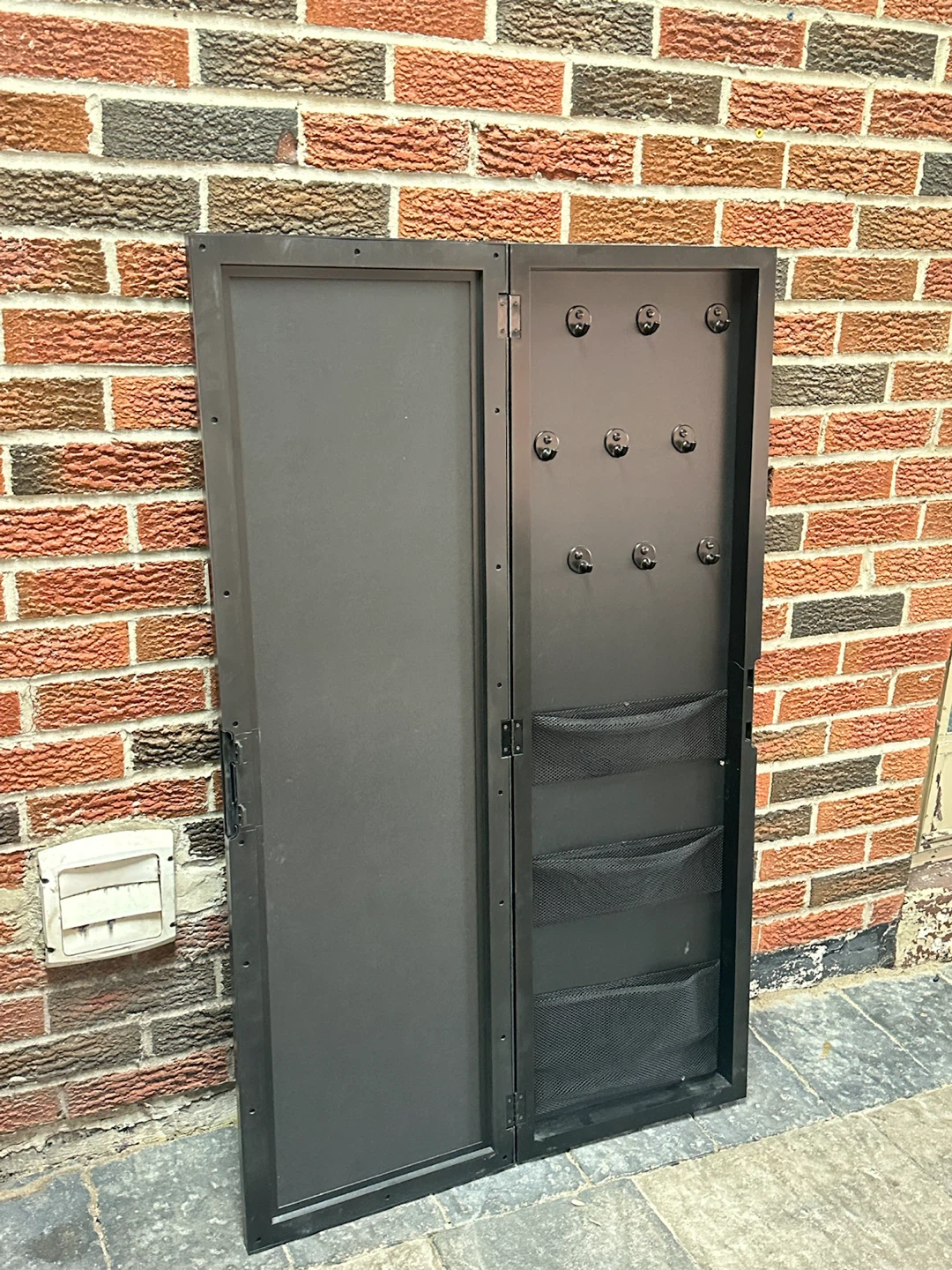 Black Full-Length Mirror with Jewellery Storage - photo 2