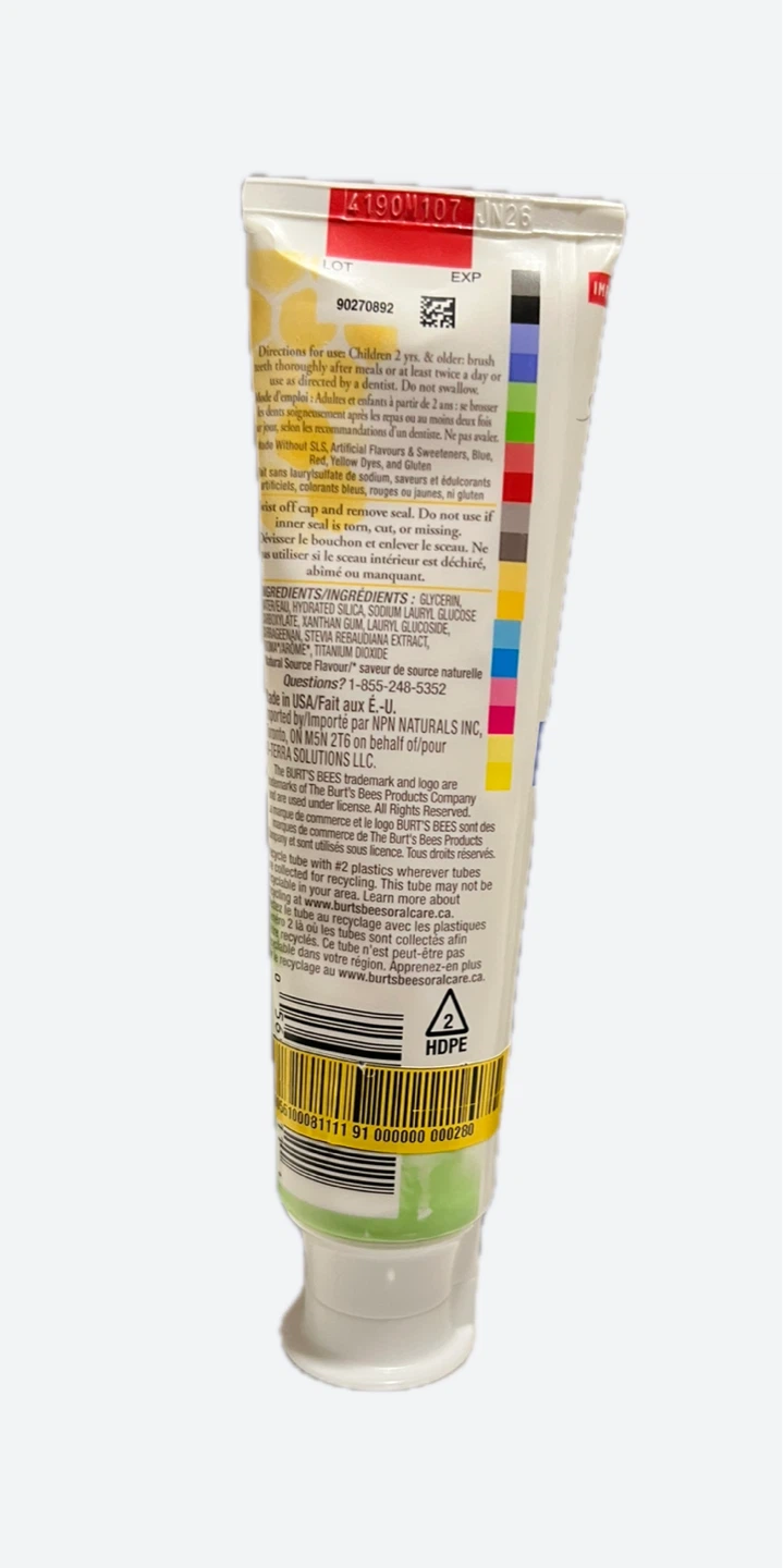 🏈 Burt's Bees Kids Fluoride-Free Toothpaste - photo 2