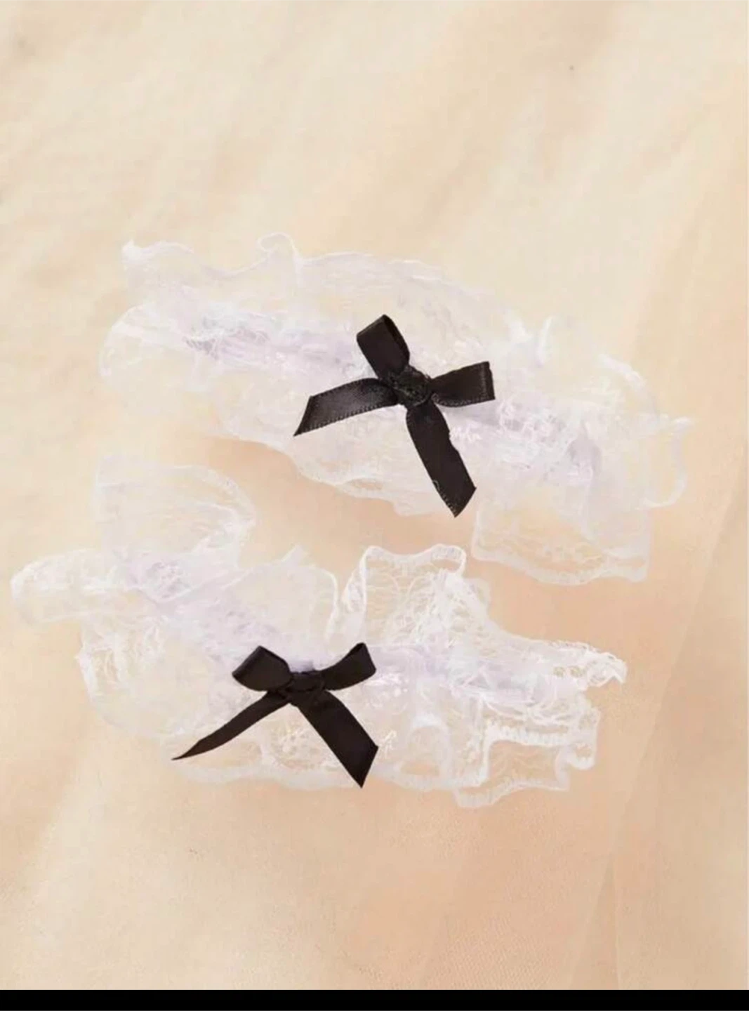 Black and White Maid Cosplay Lingerie Set size L - photo 4