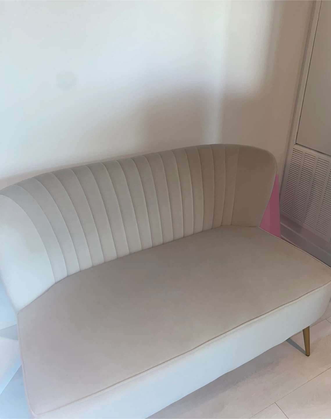 Velvet Loveseat