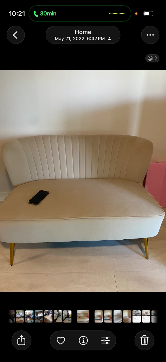 Velvet Loveseat - photo 4