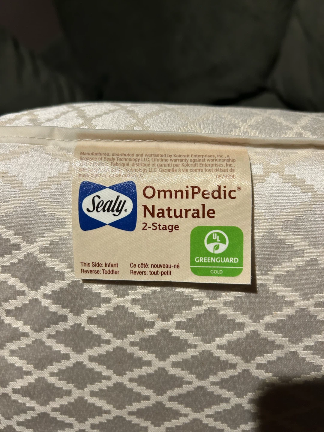 Sealy OmniPedic Naturale 2-Stage Crib Mattress - photo 3