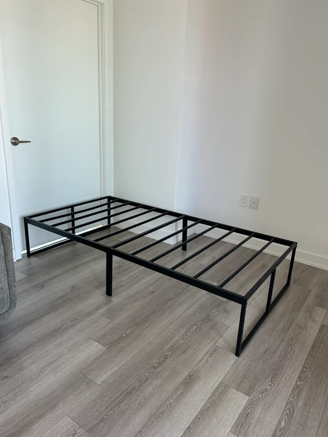 Black Metal Twin - Single Bed Frame