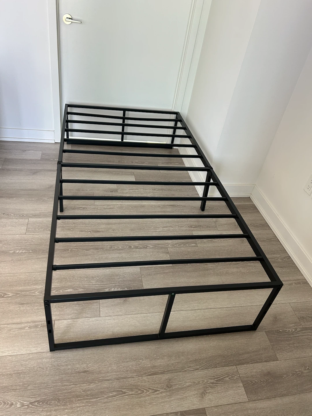 Black Metal Twin - Single Bed Frame - photo 2