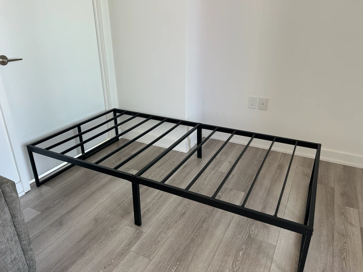 Black Metal Twin - Single Bed Frame - photo 4