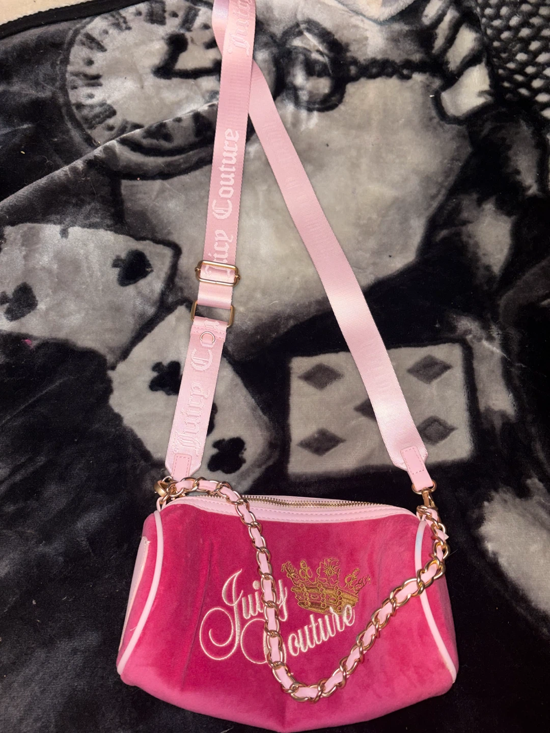 Juicy Couture Velour Barrel Bag