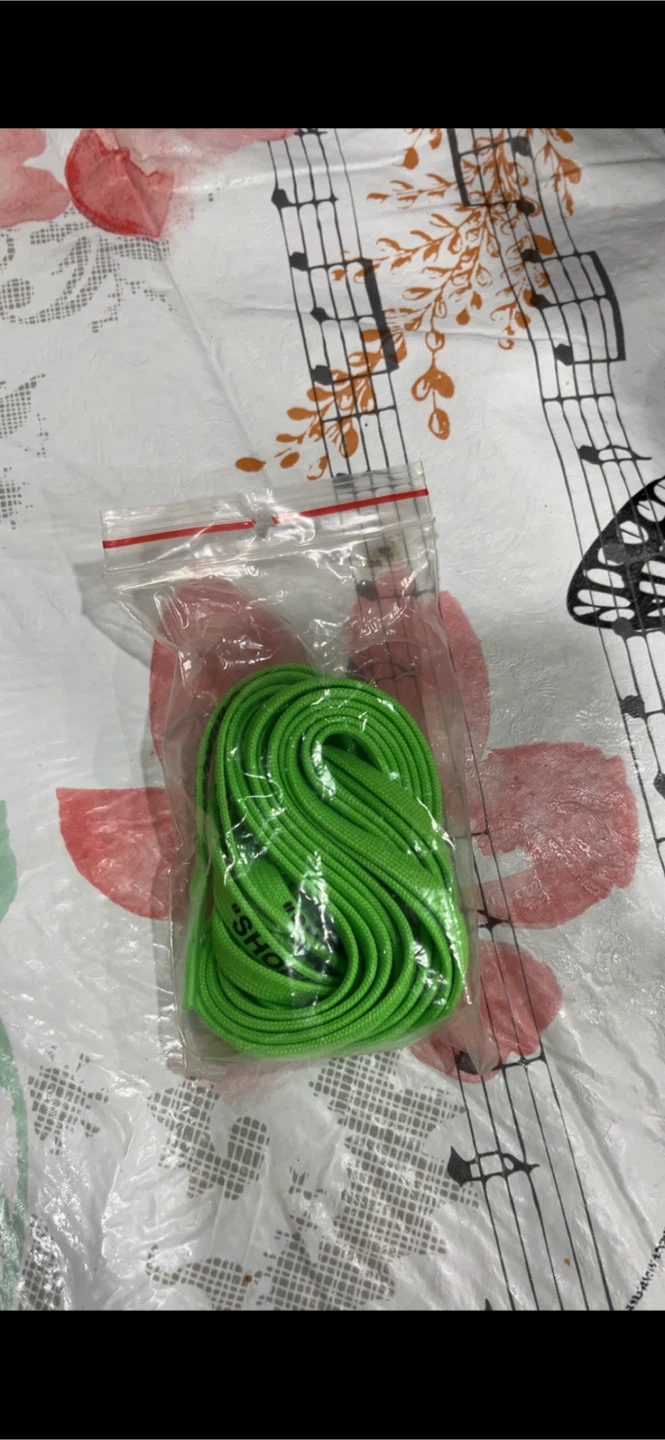 Nike Off-White Shoelaces - Neon Green - photo 2