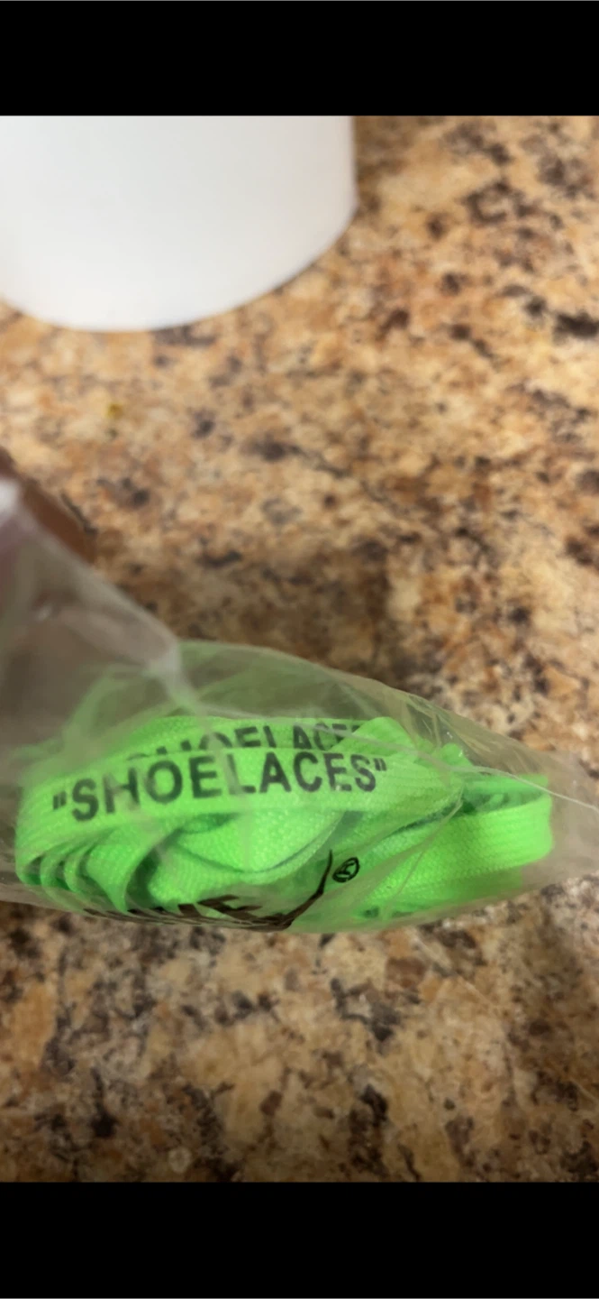 Nike Off-White Shoelaces - Neon Green - photo 4