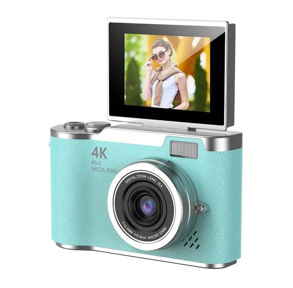 [NEW] 4K 48MP Digital Camera with 2 Memory Cards