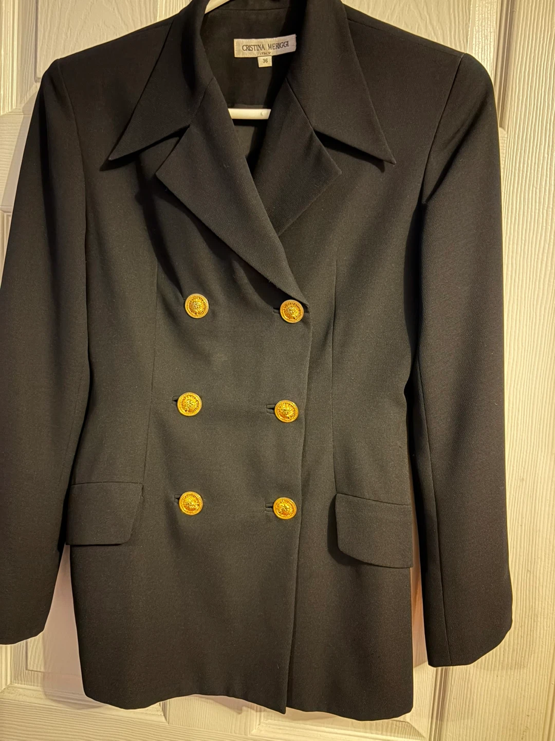 Cristina Meriggi Black Blazer 🏈