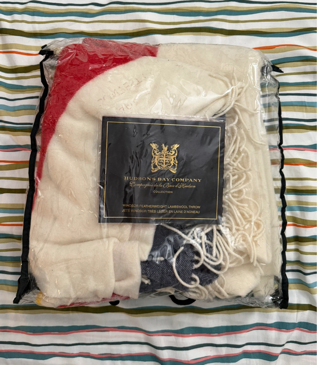 New Hudson's Bay Windsor Lambswool Throw