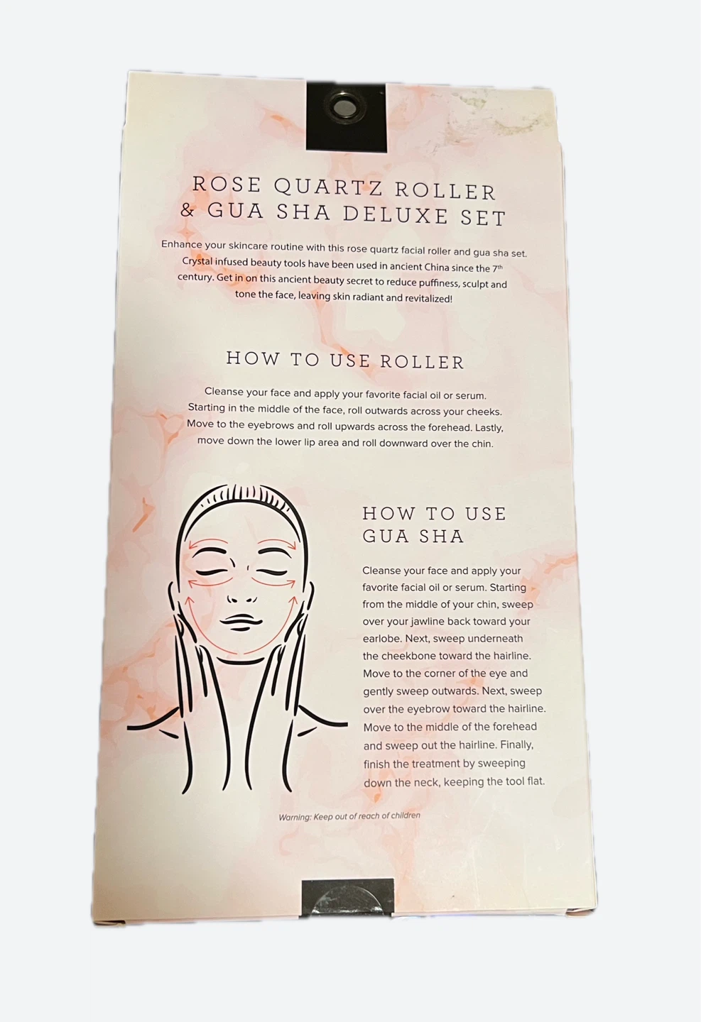 🏈 Rose Quartz Roller & Gua Sha Deluxe Set - photo 2