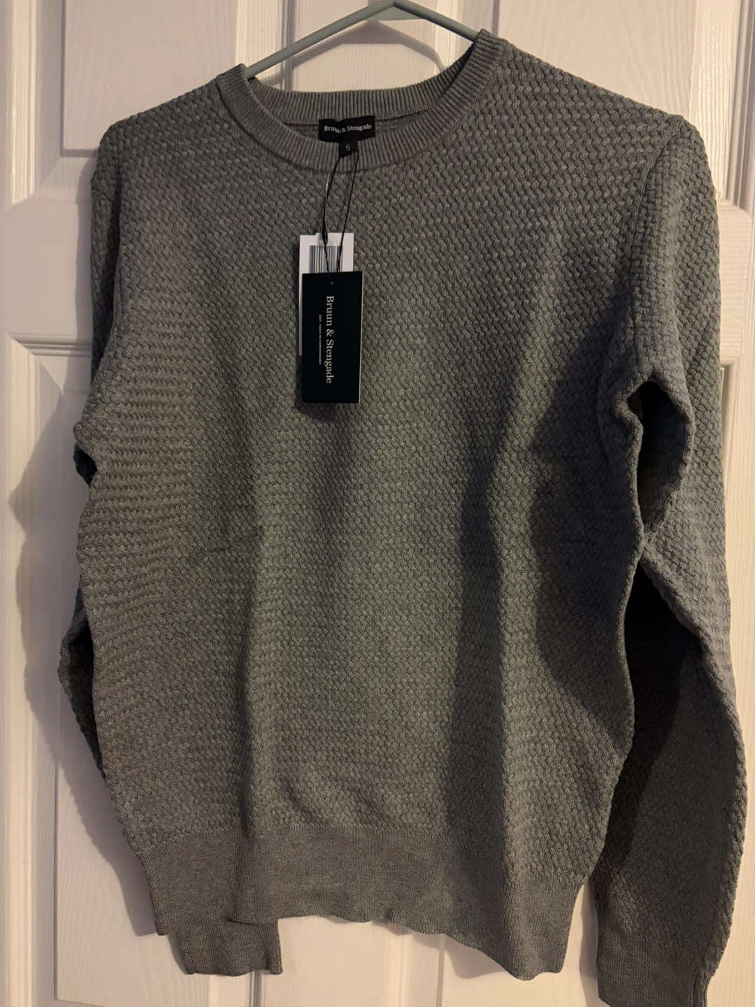 Bruun & Stengade Grey Knit Sweater