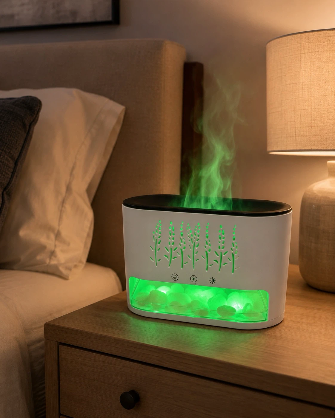 🏈 New USB Powered Aromatherapy Diffuser with Colourful Lights - photo 3