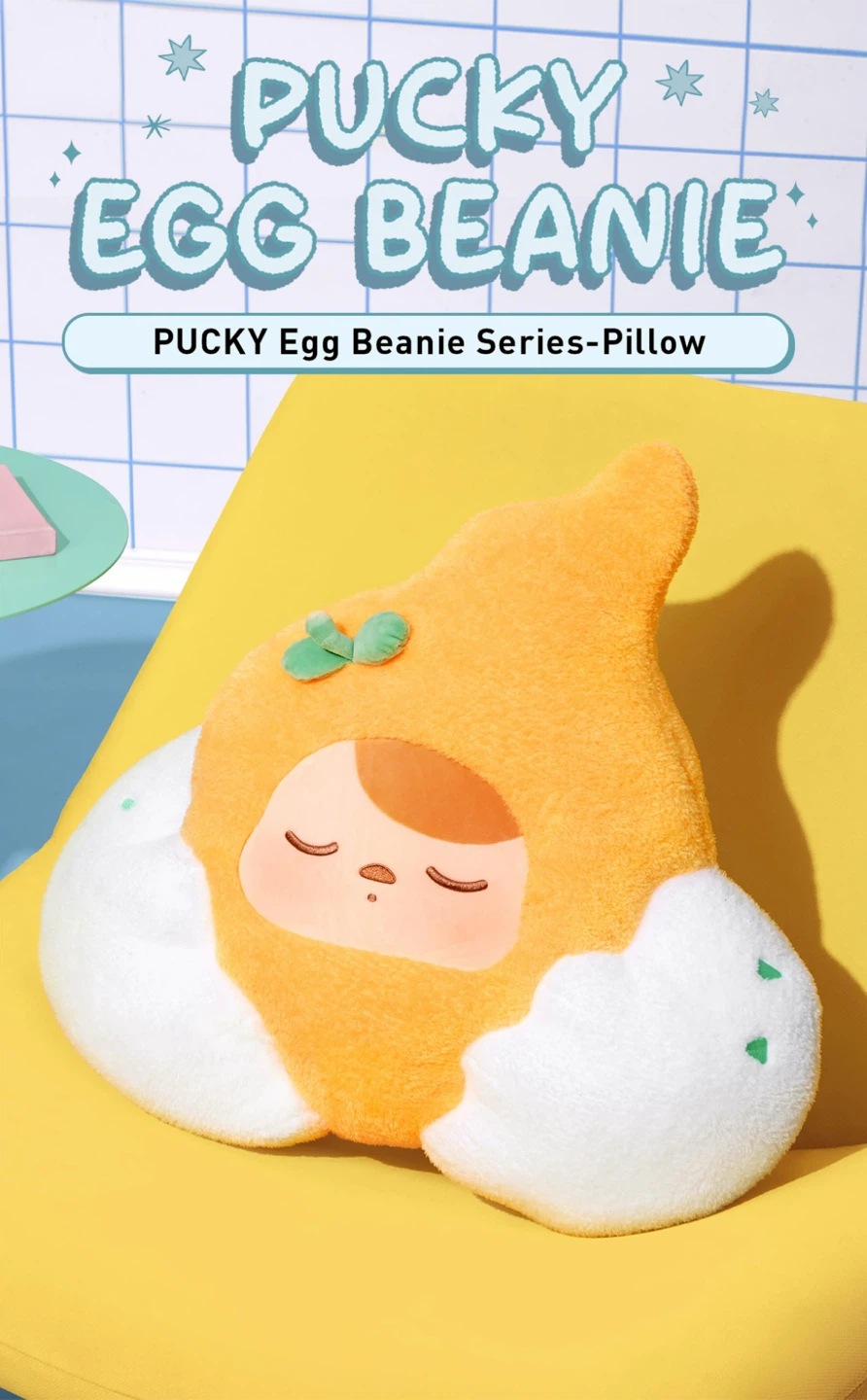 Pucky Egg Beanie Series Plush Pillow