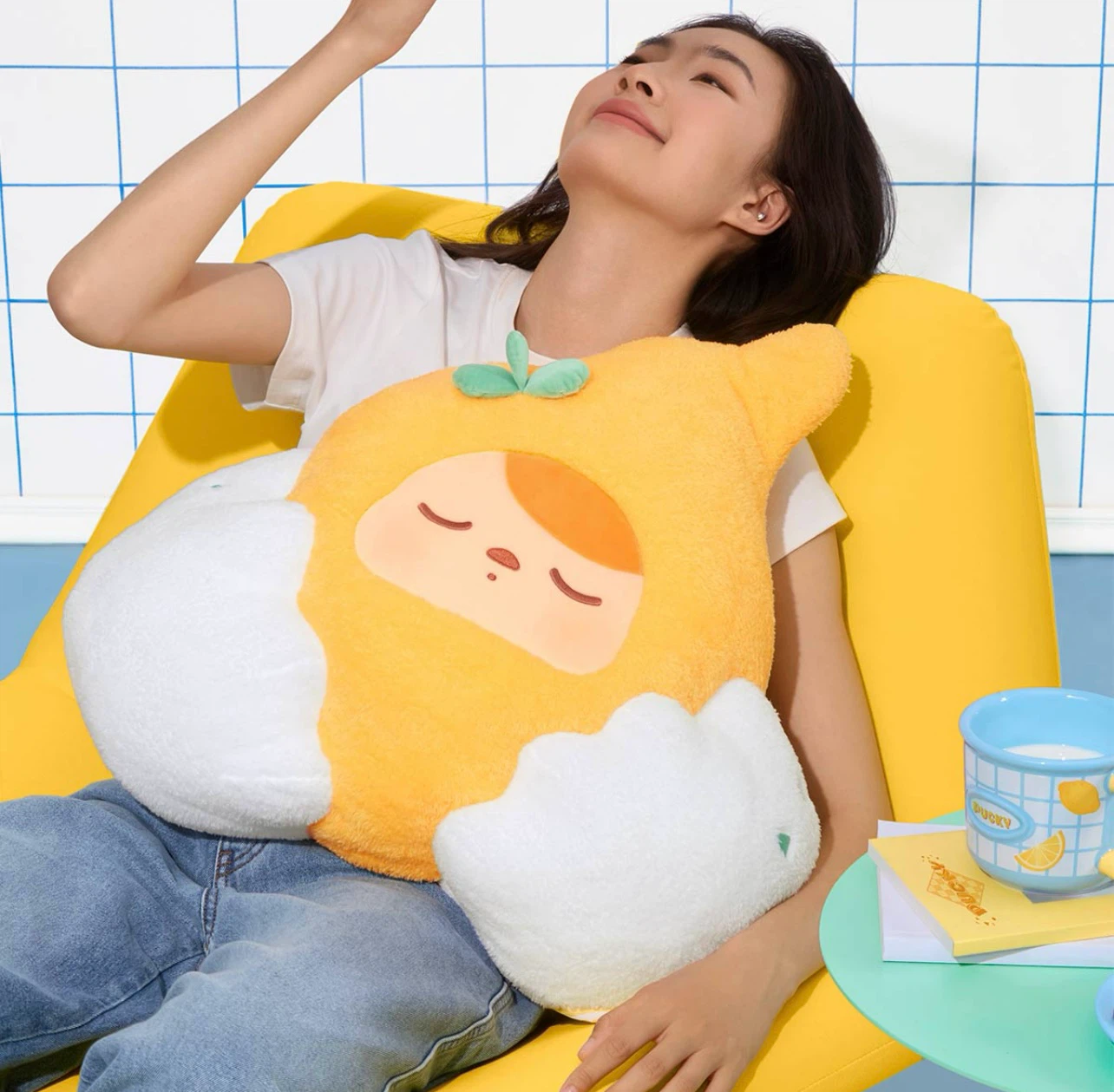 Pucky Egg Beanie Series Plush Pillow - photo 4