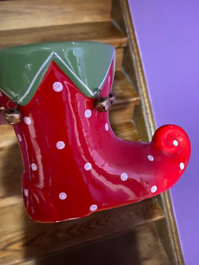 Ceramic Elf Shoe Mug
