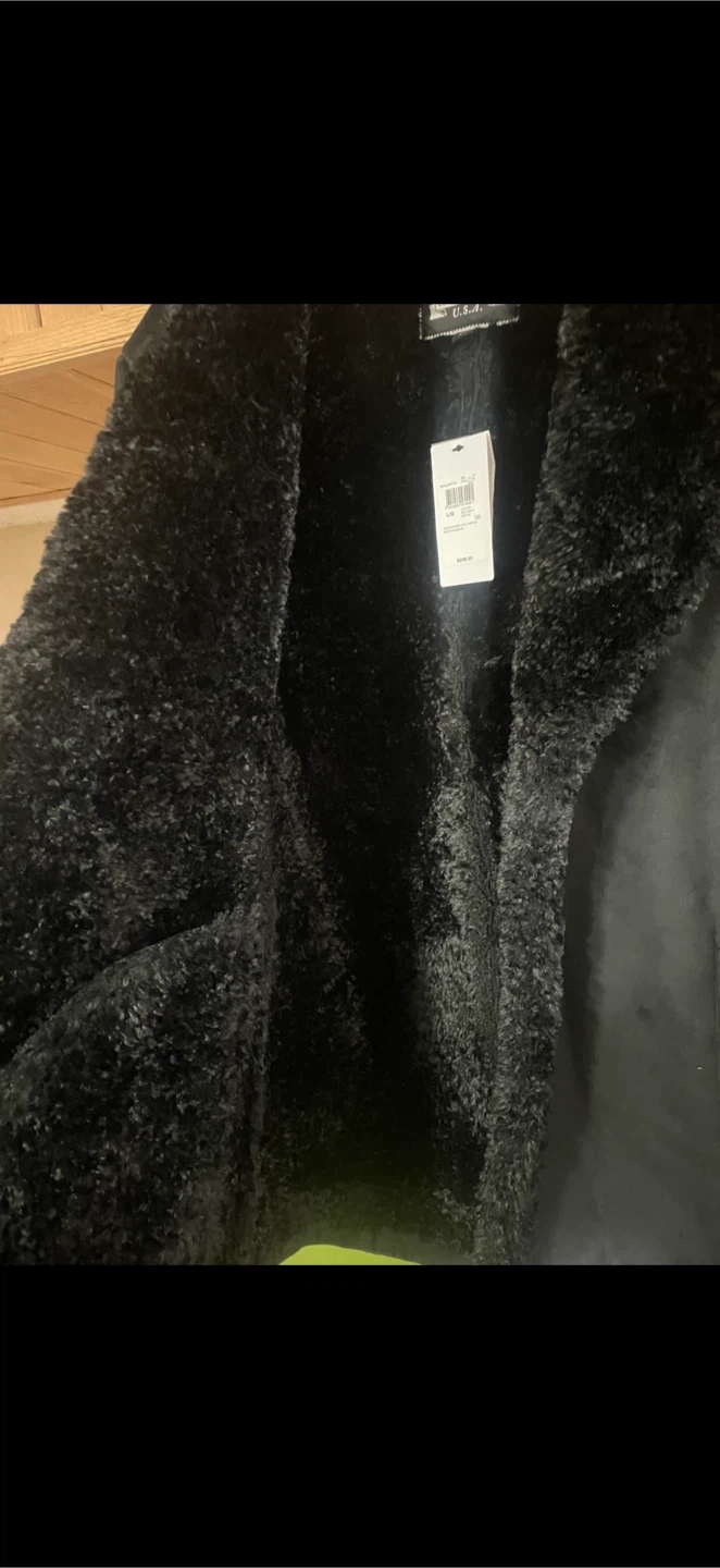 Guess Black Faux Sherpa Coat - photo 4