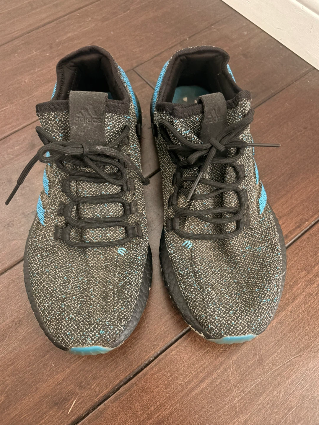 Adidas Running Shoes - Blue and Black