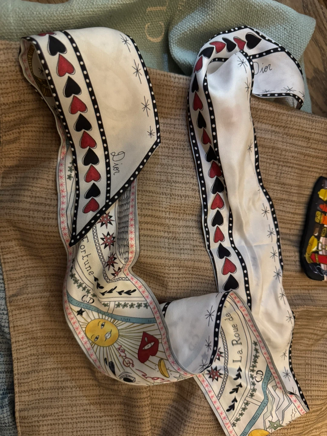 Dior Mitzah Tarot Silk Scarf