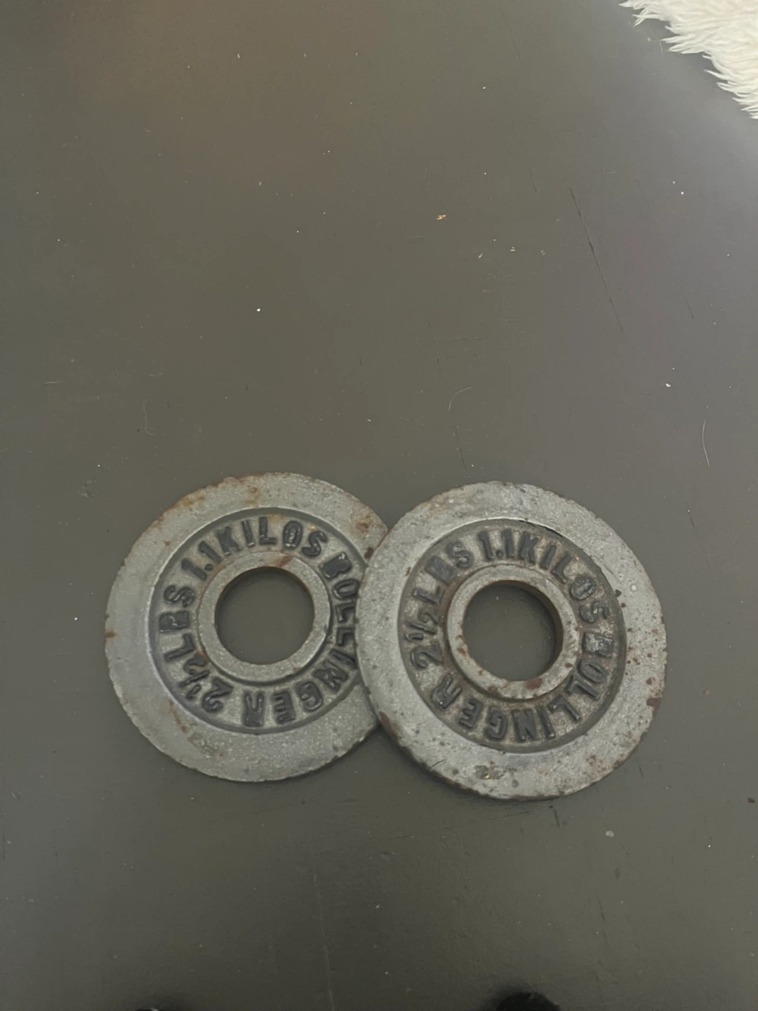 Two Bollinger 2.5 lb Weight Plates