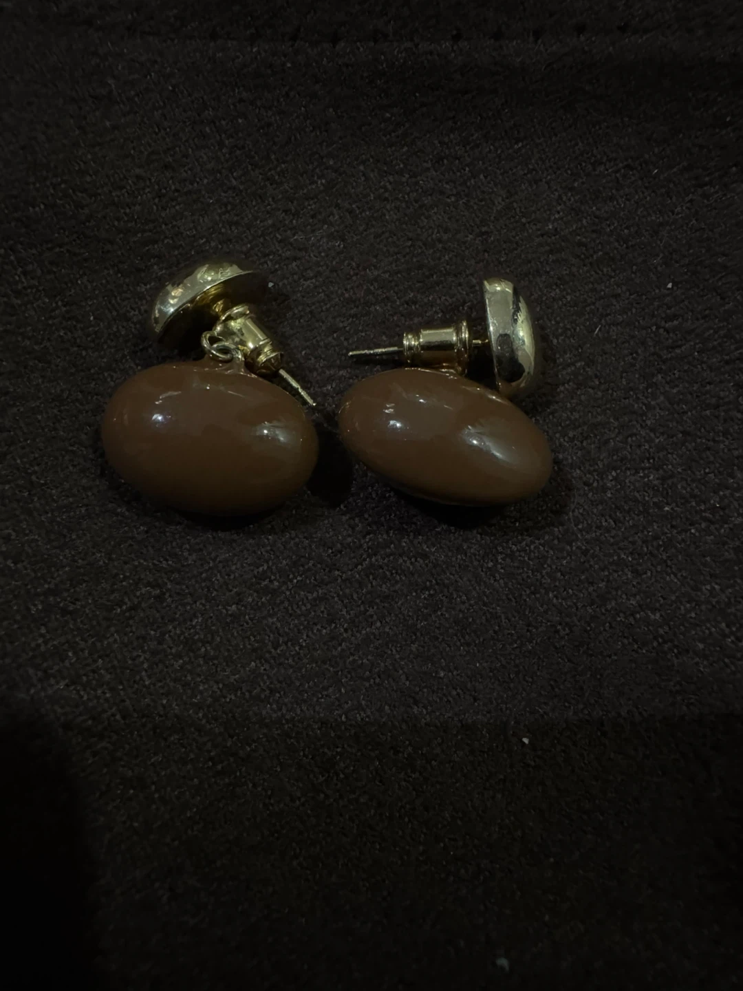 Brown Pearl  earrings