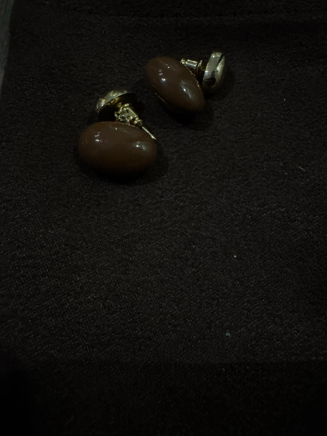 Brown Pearl  earrings - photo 3