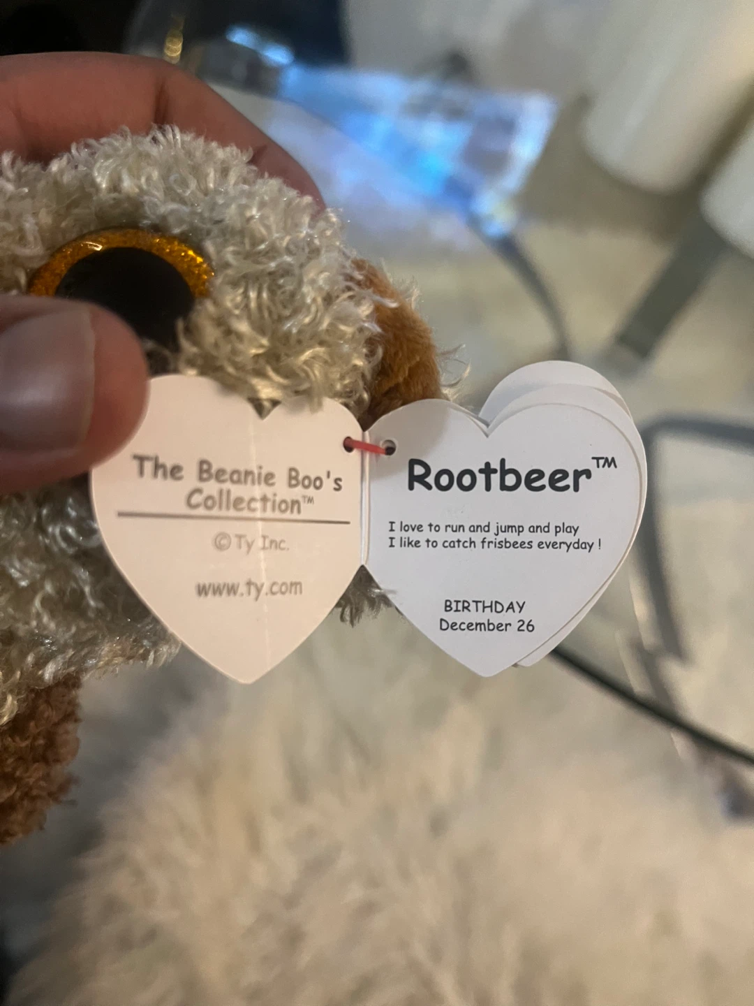 Ty Beanie Boo Rootbeer plush dog - photo 5