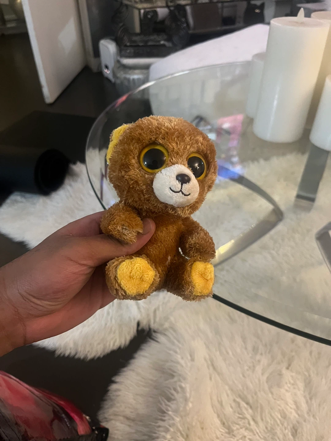 Ty Beanie Boos Brown Bear Plush
