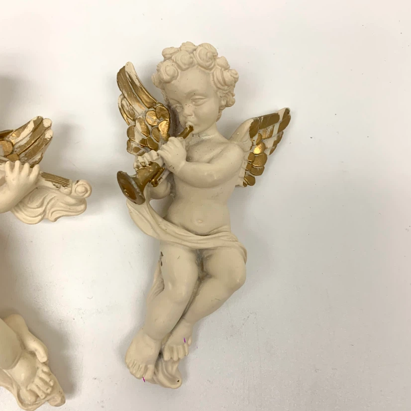 Set of 2 Ceramic Angel Wall Decor - photo 3