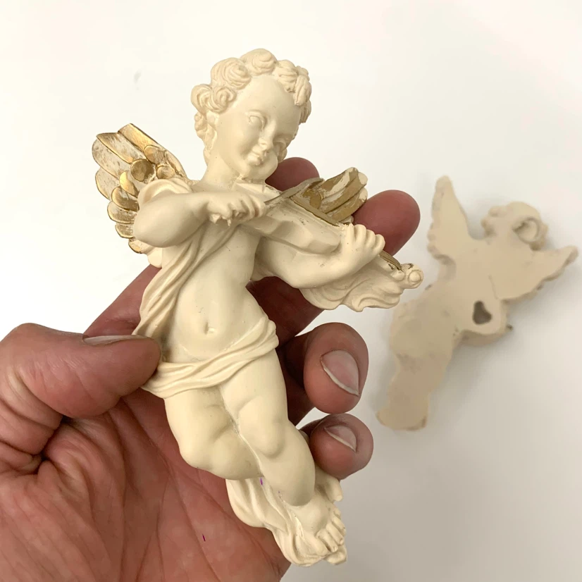 Set of 2 Ceramic Angel Wall Decor - photo 5